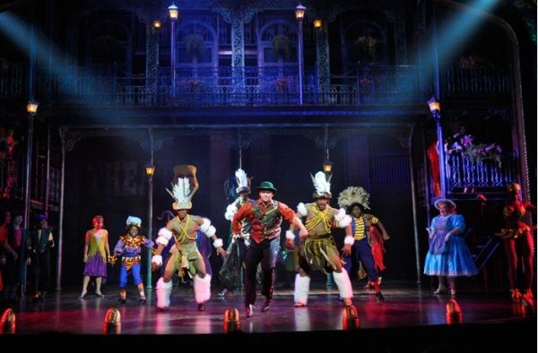 Revelers (foreground: Jared Grimes, Chase Maxwell and Brett Sturgis) Photo